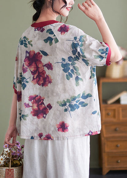 Schönes grünes Print-Kleid mit Rüschen, asymmetrisch, Übergröße