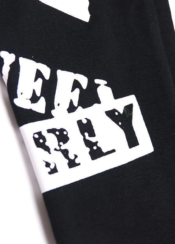 Black leggings female winter large size high waist  nine points feet pants women - SooLinen