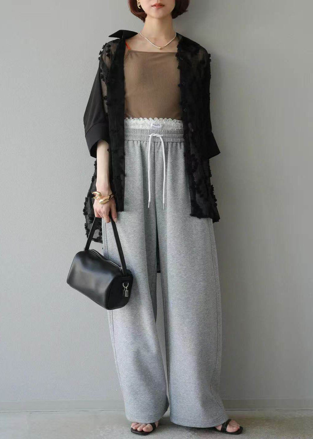 Bohemian Black Embroidery Chiffon UPF 50+ Cardigan Summer