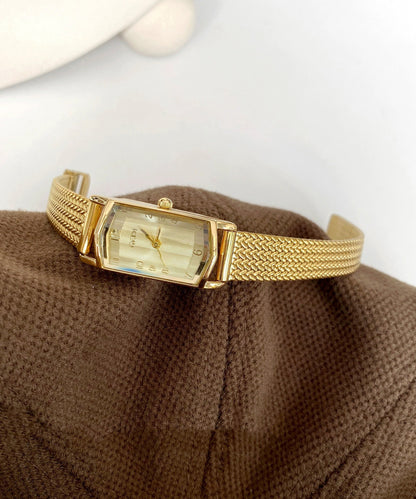 Bohemian Gold Stainless Steel Waterproof Chain Watches