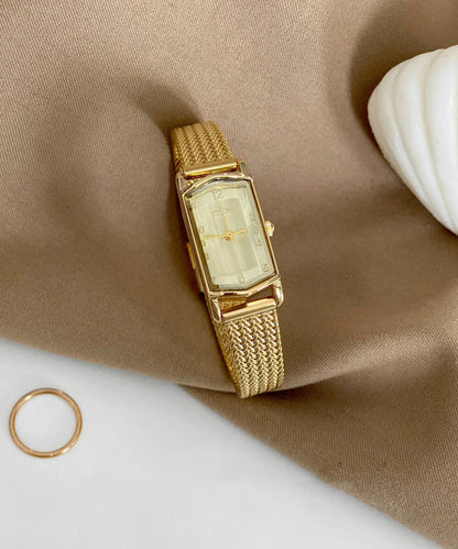 Bohemian Gold Stainless Steel Waterproof Chain Watches