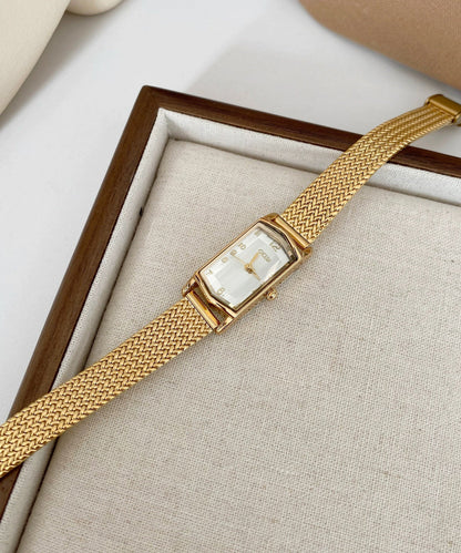 Bohemian Gold Stainless Steel Waterproof Chain Watches