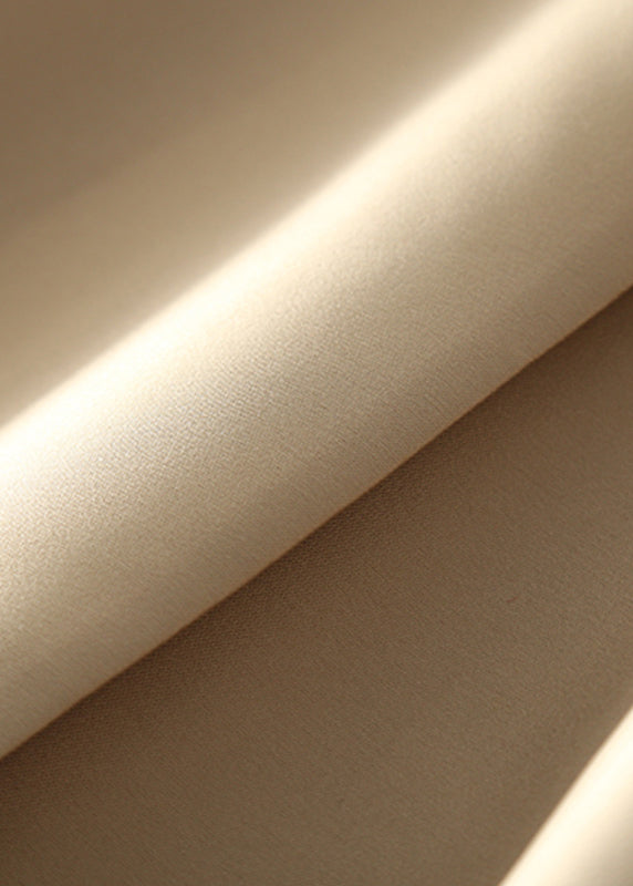 Böhmisches Khaki-Kleid mit Peter-Pan-Kragen und Schleife, ärmellos