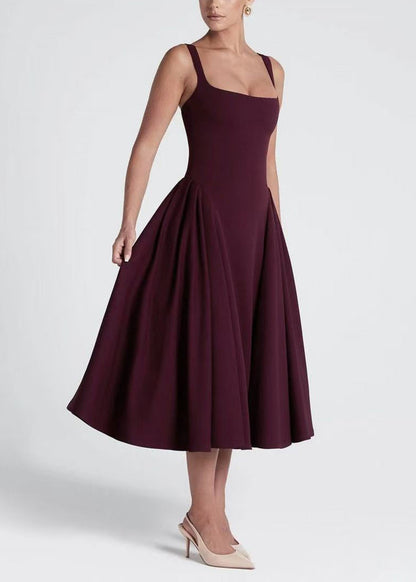 Bohemian Mulberry Exra Large Hem Cotton Vacation Dresses Sleeveless