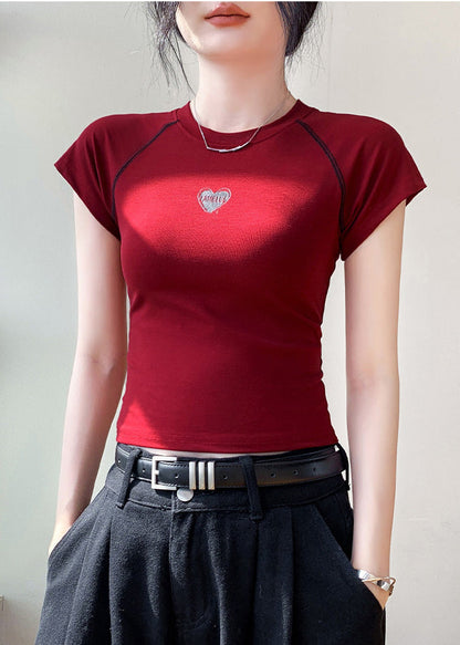 Bohemian Mulberry Print Silm Cotton Tanks Summer