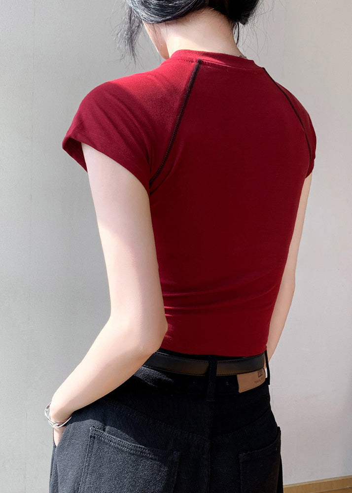 Bohemian Mulberry Print Silm Cotton Tanks Summer