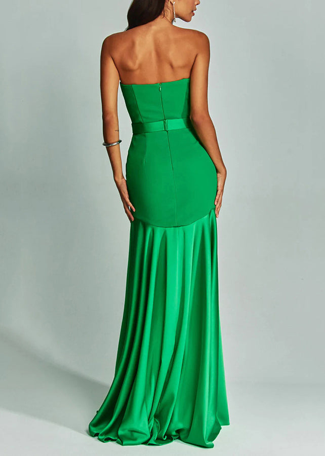 Bohemian Orange Strapless Patchwork Party Evening Dresses Summer