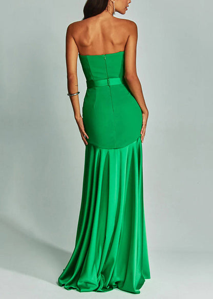 Bohemian Orange Strapless Patchwork Party Evening Dresses Summer