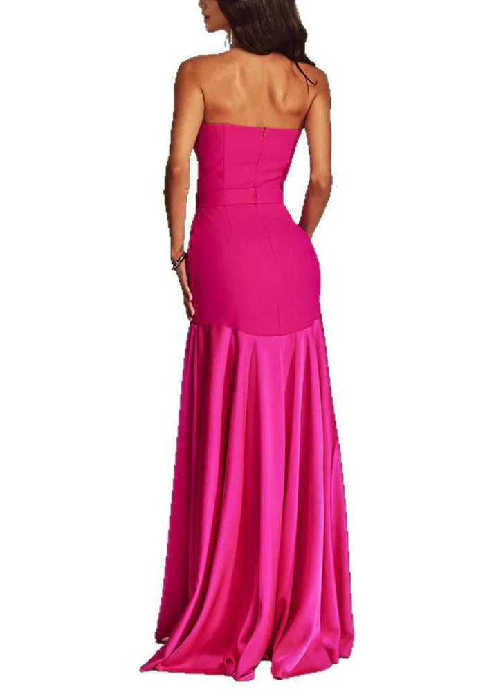 Bohemian Orange Strapless Patchwork Party Evening Dresses Summer