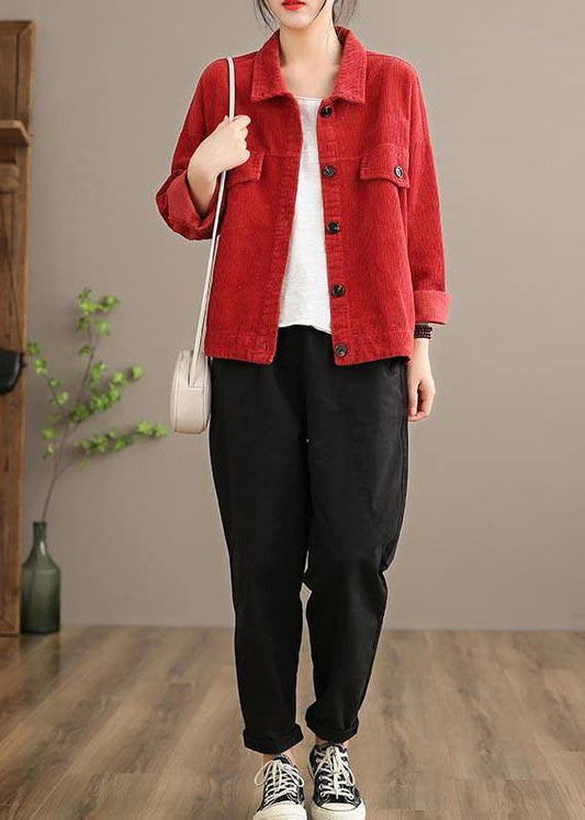 Bohemian Spring Pant Oversized Black Work elastic waist Trousers - SooLinen