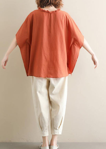 Bohemian wild pants casual beige Shape elastic waist asymmetric women pants - SooLinen