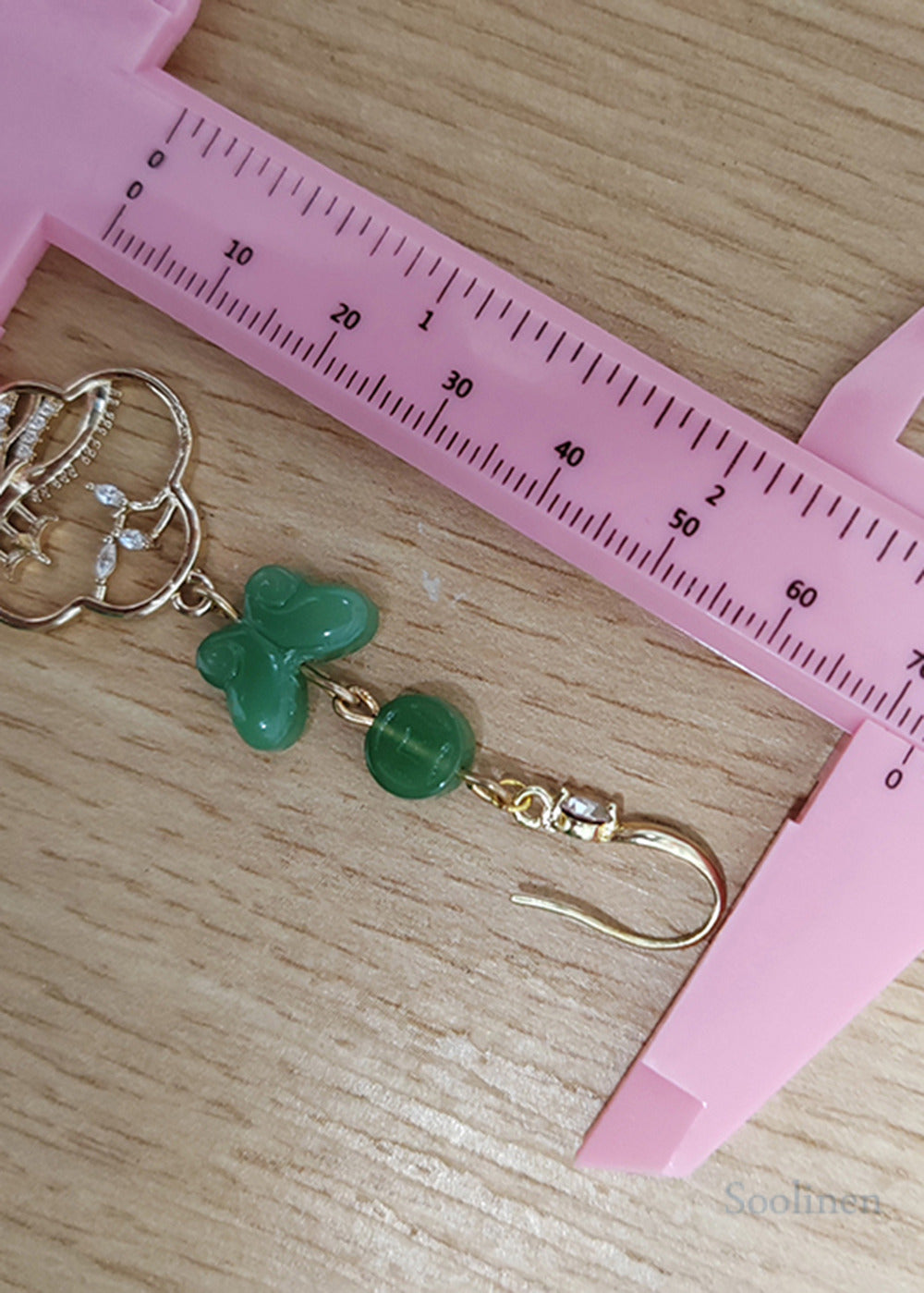 Boho Butterfly Jade Hollow Out Long Drop Earrings