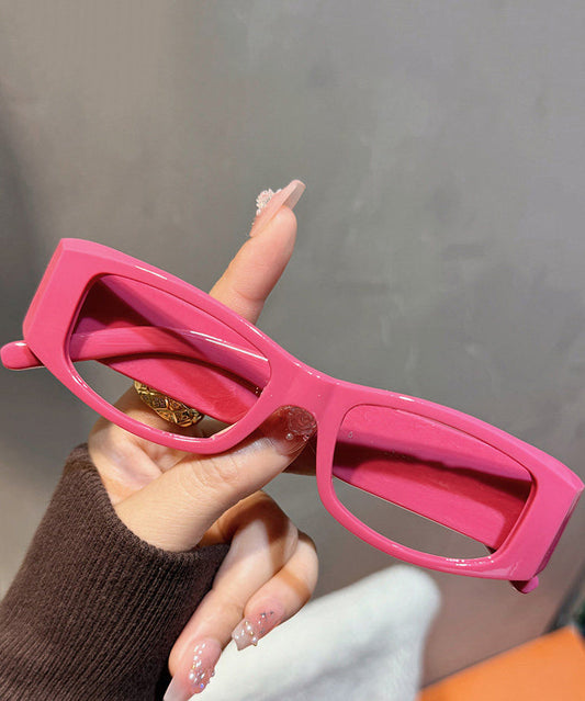 Boho Rose Resin Graphic Sunglasses
