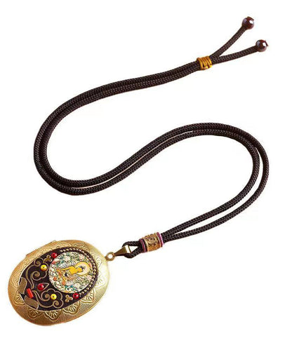 Collar con colgante de cobre Da Ri Tathagata de Boutique DIY