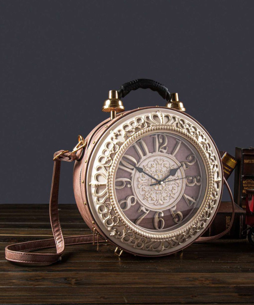 Boutique Stylish Green Faux Leather Round Bag