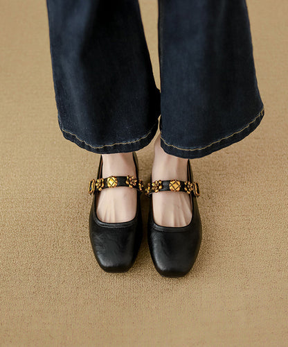 Brown Penny Loafers Faux Leather Casual Splicing Buckle Strap