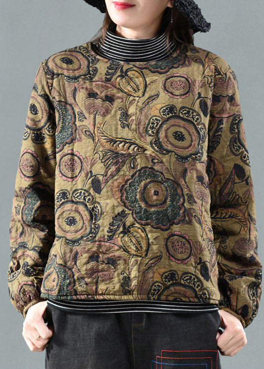 Lässiger schwarzer Pullover mit O-Ausschnitt und feinem Baumwollfüller