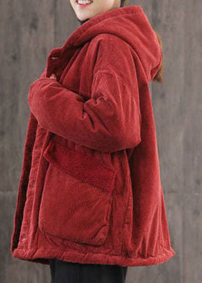 Lässiger Mulberry Parka mit Kapuze und feiner Baumwollfüllung für den Winter