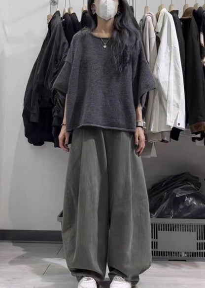 Casual Oversized Cotton Overalls Two Piece Set Outfits Summer