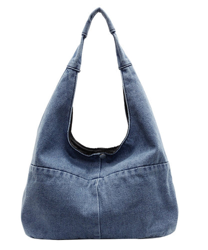Casual Versatile Large Capacity Denim Shoulder Bag