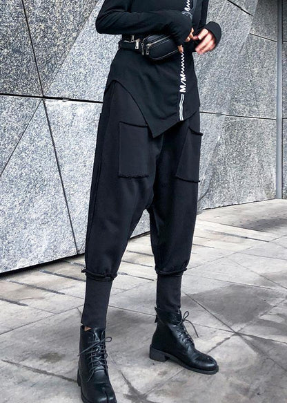 Casual pants children's versatile large size fashionable loose high waist Harem Pants - SooLinen