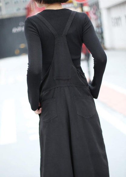 Casual women summer new blended wide leg pants plus size carpenter pants - SooLinen