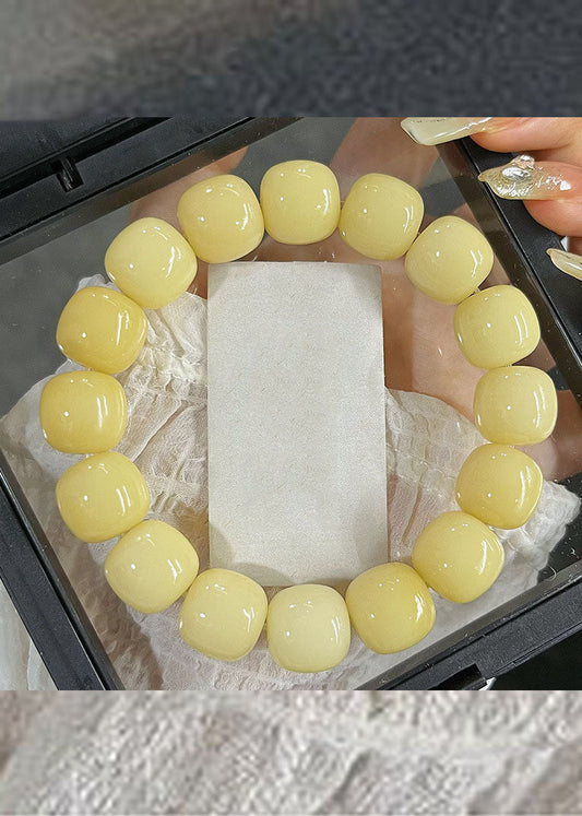 Schickes Armband aus schwärzlich-grünen Bodhiko-Buddha-Perlen