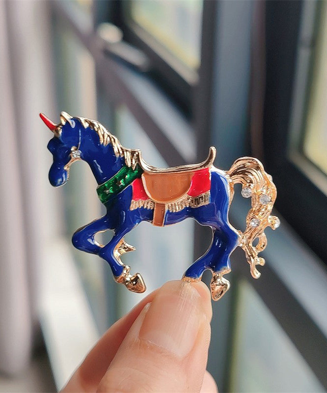 Broches elegantes de cobre verde dorado con esmalte que te harán ganar al instante