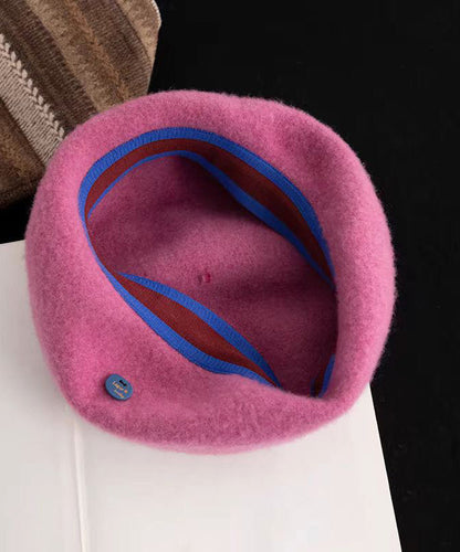 Chic Grey Cozy Warm Woolen Beret Hat