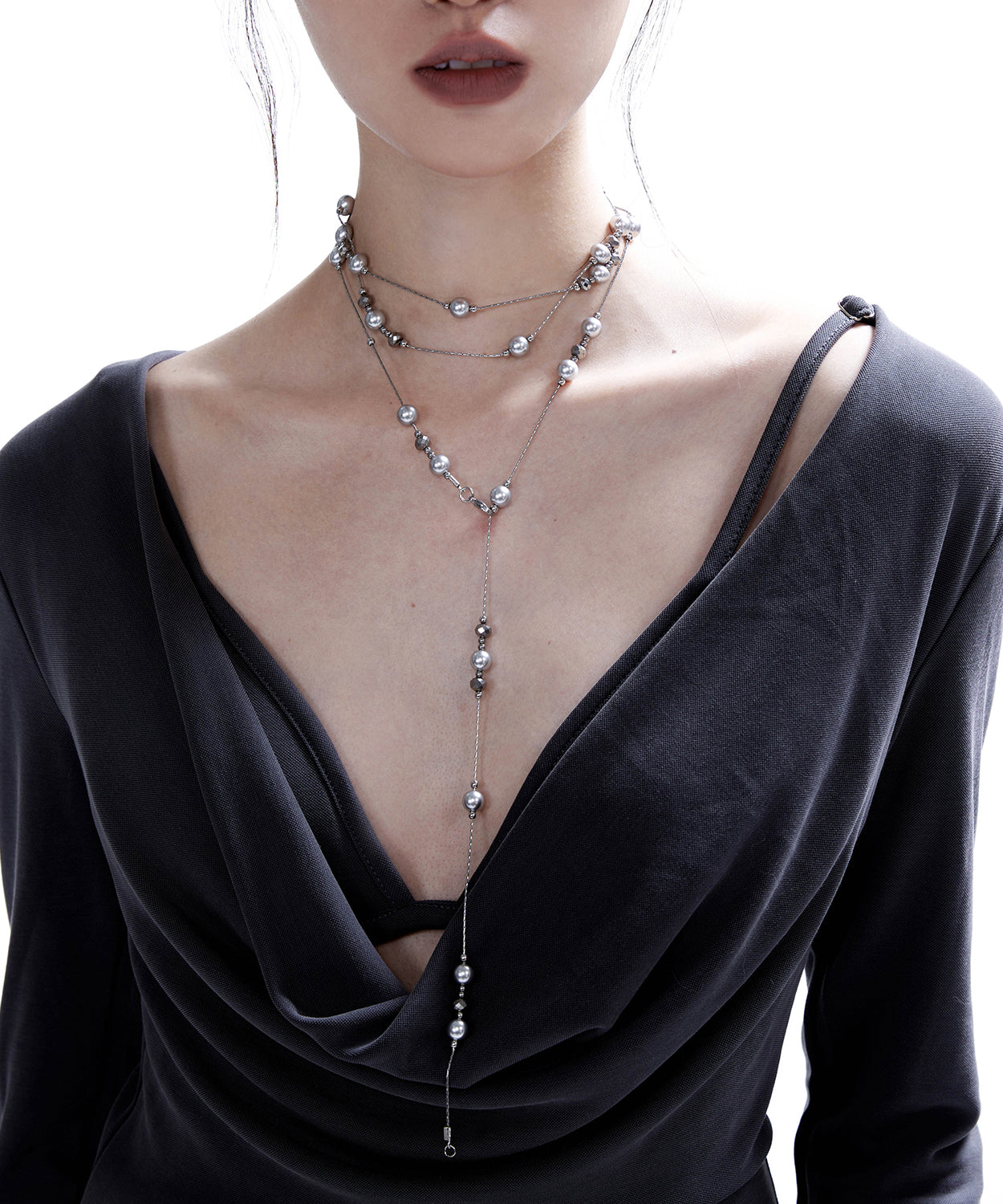Chic Pearl Multiple Ways To Wear Copper Necklace