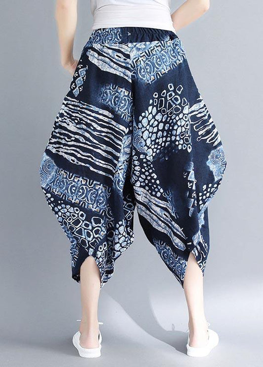 Chic Pockets Wide Leg Cotton Linen Pants Summer - SooLinen