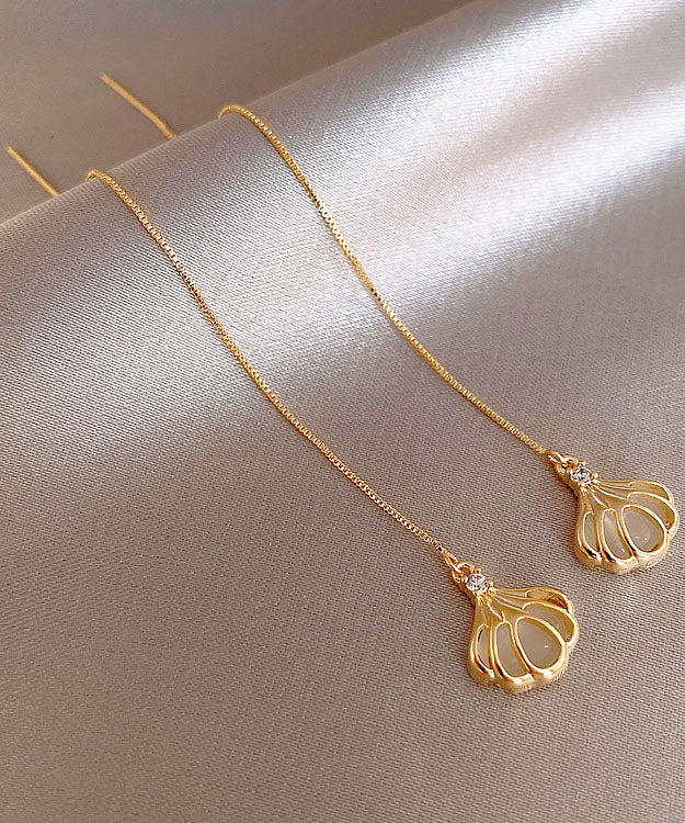 Pendientes colgantes de estrella de cristal de aleación Chic Star