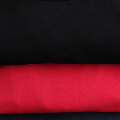 Chic black Letter tops women blouses hooded pockets Knee blouses - SooLinen