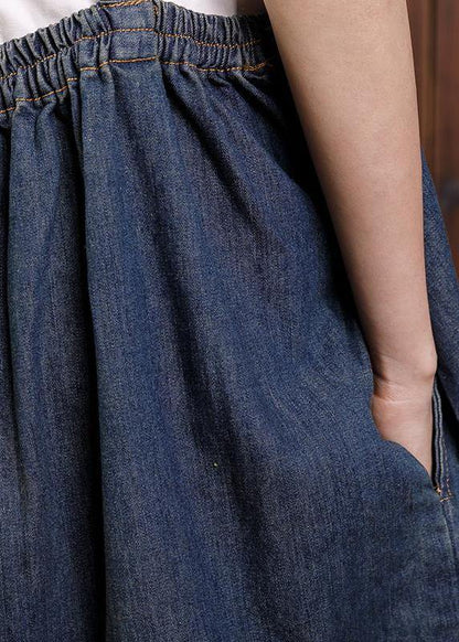 Chic cotton clothes Women Fashion Summer Patchwork Casual Loose Suspender Dress - SooLinen