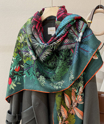 Eleganter Wollschal mit Print für Herbst und Winter