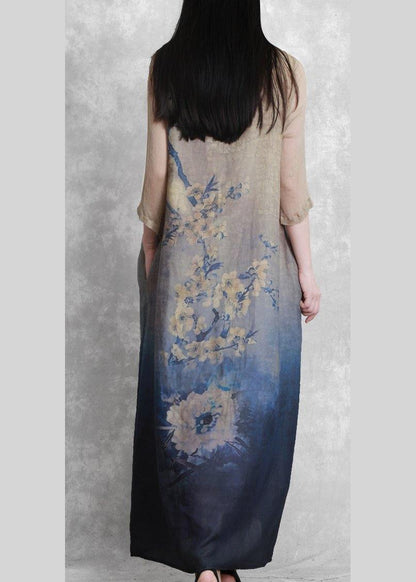 Classy o neck tie waist dress Tutorials nude print Dresses - SooLinen