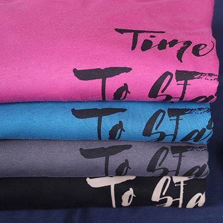 Classy rose Letter clothes For Women o neck baggy Plus Size Clothing fall blouse - SooLinen