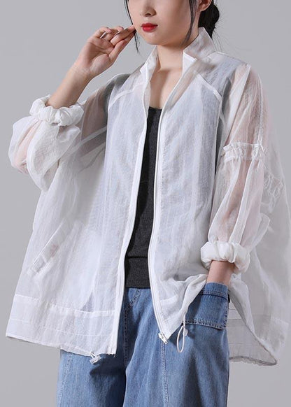 Club Pink UPF 50+ Coat Jacket Long sleeve Summer Coat - SooLinen