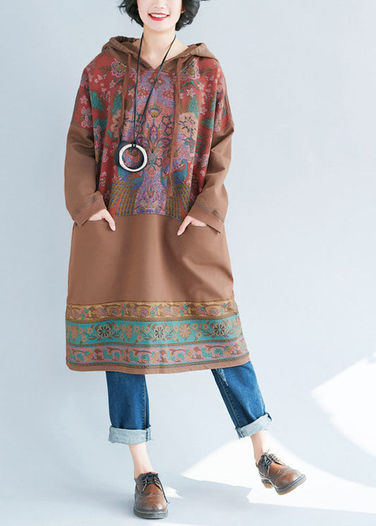 Schokolade Sweatshirts Kleider Kordelzug Taschen Frühling