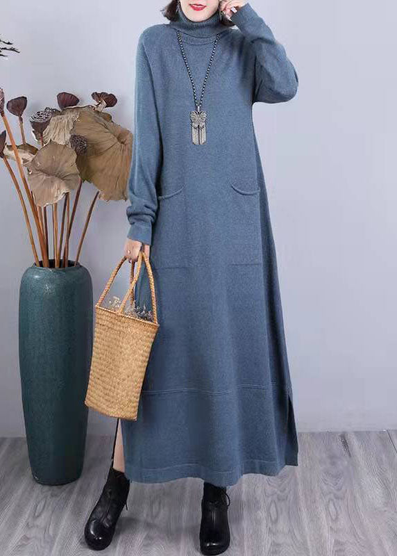 Bequeme Seite offen Pullover Wetter Vintage braun übergroßen Strick Top Herbst