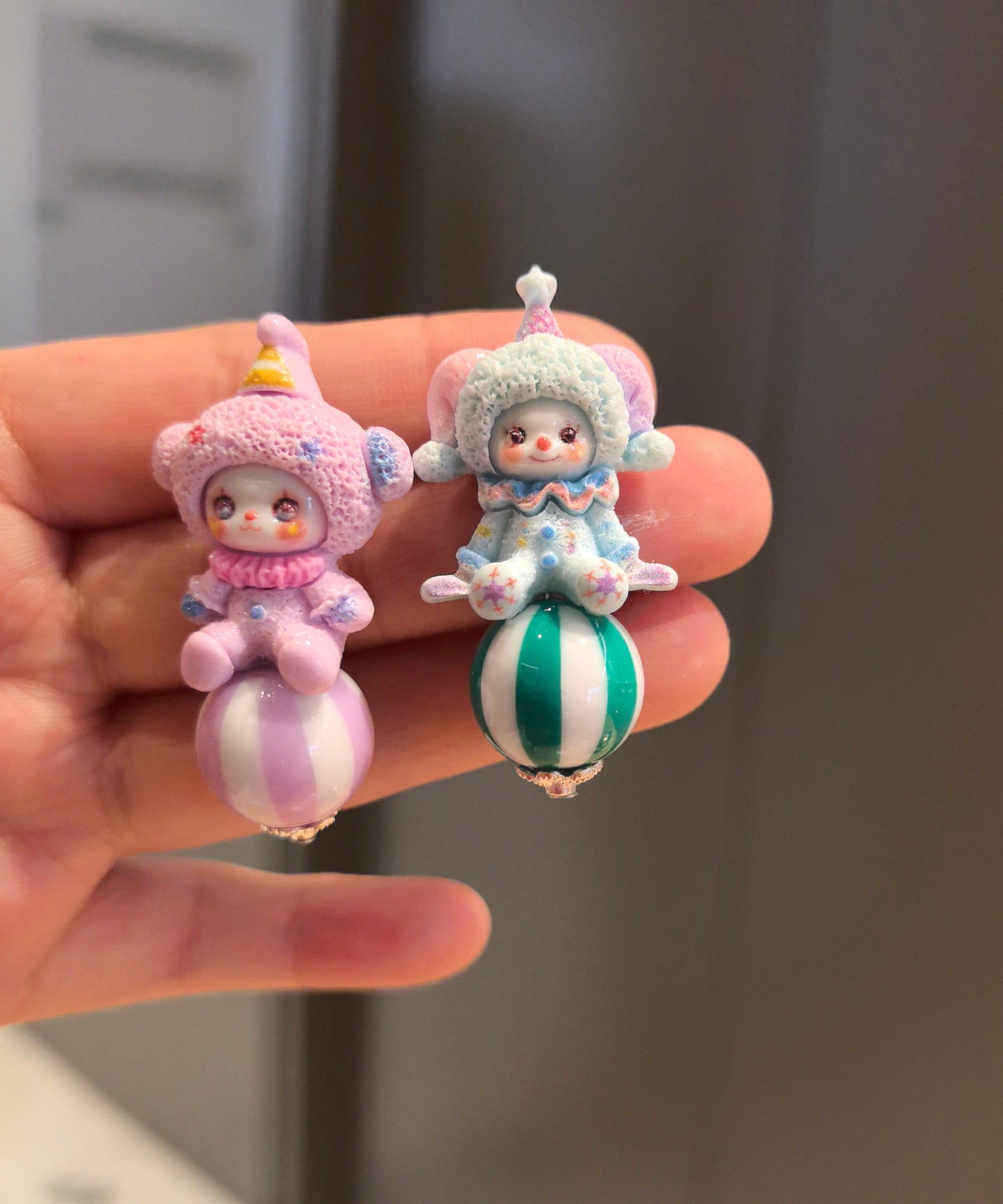 Cute Asymmetrical Alloy Cartoon Doll Stud Earrings