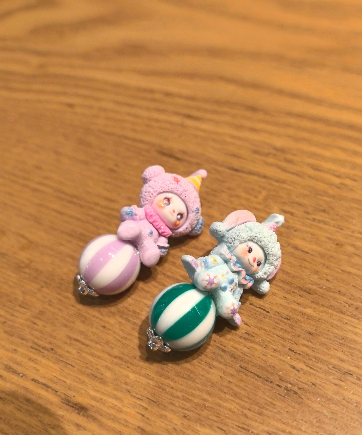 Cute Asymmetrical Alloy Cartoon Doll Stud Earrings