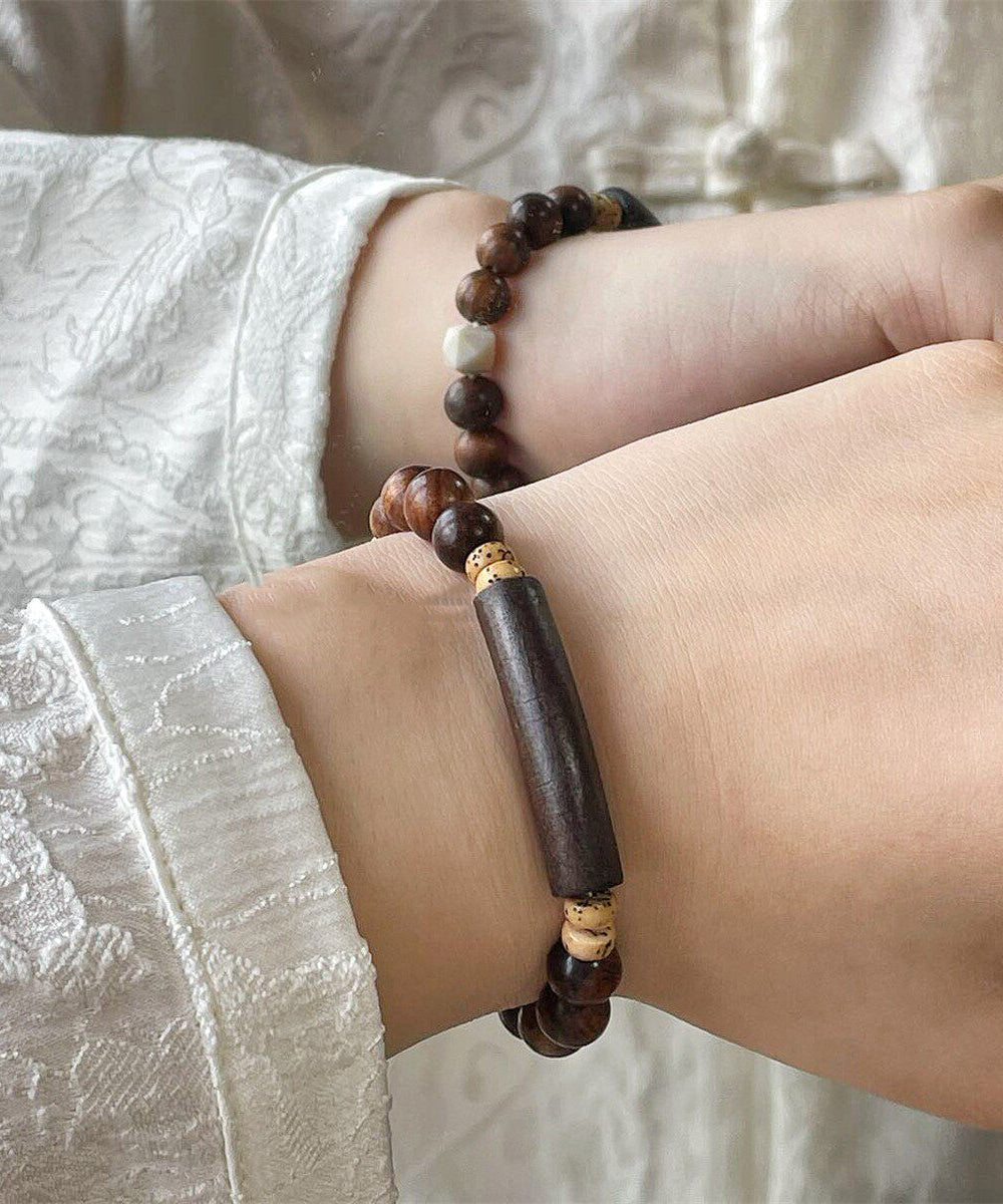 DIY Beautiful Wooden Beading Bracelet
