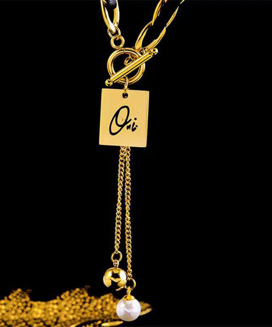 DIY Halskette mit schwarzem Sterlingsilber-Overgild-Perlenanhänger