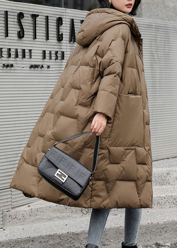 DIY Chocolate Pockets Lässiger Entendaunen-Winterdaunenmantel