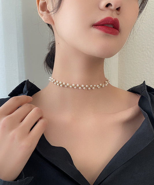 Pulsera con borlas de perlas de aleación de oro DIY