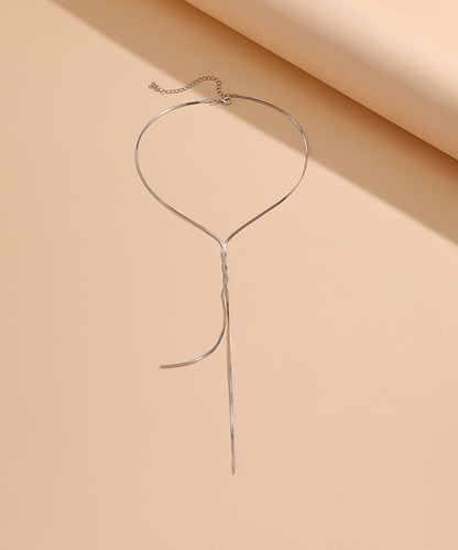 Collar suelto con borlas de aleación de oro DIY