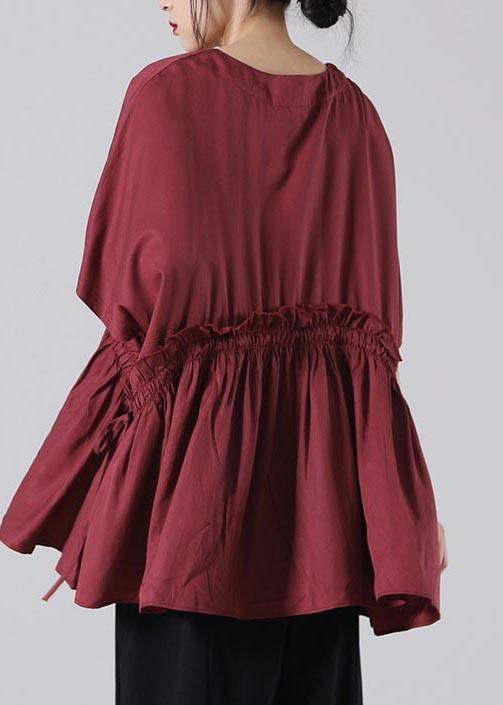 DIY Mulberry Ruffled Cotton Top Summer - SooLinen