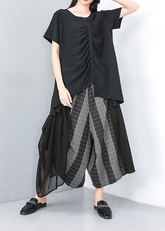 DIY Women Irregular Fashion Personality Wide Leg Pants - SooLinen