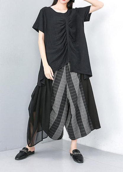 DIY Women Irregular Fashion Personality Wide Leg Pants - SooLinen